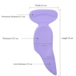 3 in 1 PU Heel Pad Thickened Heel Stick Arch Pad Half Size Pad for Women High Heels - Image 7