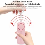 AF-9400 130dB Personal Alarm Pull Ring Women Anti-Wolf Alarm Self-Defense Keychain - Image 4