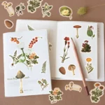 TH001-22 40 in 1 Japanese Paper Decoration Hand Account DIY Sticker - Image 3