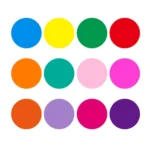 Erasable PVC Round Self-Adhesive Message Board Children Drawing Teaching Blackboard Sticker Color Random Delivery - Image 2