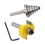 7 Bearing Slot Cutters 8 Handle Adjustable Woodworking Milling Cutters - Image 2