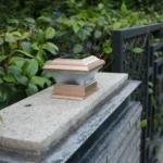 28LM Outdoor Solar Column Light Garden Villa Wood Pile Light Garden Landscape Fence Lamp - Image 2