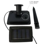 Solar Flame Ball Light String Outdoor Solar Courtyard IP44 Waterproof Light - Image 4