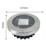 Outdoor Solar Buried Light Household Garden Grass Ground Waterproof Lamp - Image 3