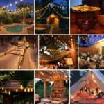 10 In 1 Outdoor Solar Bulb String Lamp Waterproof Solar Garden Light - Image 7