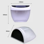 8 LED Light Control Solar Garden Wall Light Outdoor Fence Light Lawn Light Street Lamp - Image 3