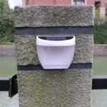 8 LED Light Control Solar Garden Wall Light Outdoor Fence Light Lawn Light Street Lamp - Image 4