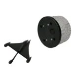 Outdoor Solar Buried Lamp Round Glass Floor Street Light Garden Ice Brick Waterproof Lamp - Image 4