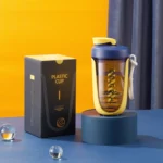 550ml Stainless Steel Stirring Ball Plastic Water Cup With Scale Portable Sports Handle Water Cup Shaking Cup - Image 7