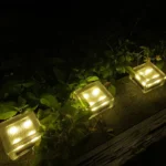 Solar Buried Lamp Vertical Striped Ice Square Grass Garden Decoration Waterproof Light - Image 5