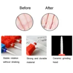 3 PCS Ceramicv Nail Polisher Electric Nail Polisher Accessories - Image 4