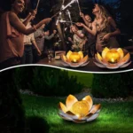 Lotus Solar Courtyard Lamp Outdoor Garden Decoration Light - Image 6