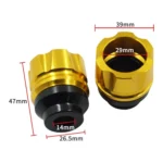 2 Pairs Motorcycle Modified Accessories Anti-Drop Cup CNC Aluminum Alloy Anti-Collision And Shock Absorbing Front Fork Cup - Image 3