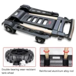 SELORSS BY04 Folding Small Pulley Car Aluminum Pull Rod Luggage Car Hand Carts Travel Shopping Move Goods And Buy Groceries Car - Image 4