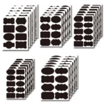 50 Sets Erasable Waterproof Removable Bottle Can PVC Blackboard Sticker - Image 2