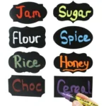50 Sets Erasable Waterproof Removable Bottle Can PVC Blackboard Sticker - Image 3