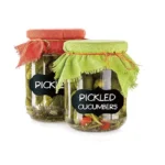 50 Sets Erasable Waterproof Removable Bottle Can PVC Blackboard Sticker - Image 4