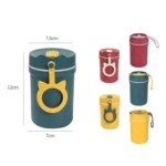 Portable Handle Breakfast Cup Porridge Cup Suitable For Microwave Oven, Style: - Image 3