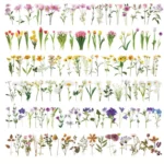 40 in 1 Fresh Hand Account Diary DIY Sticker Color Random Delivery - Image 2