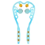 Manual Cervical Massager Home Multi-Function Shoulder And Neck Massage Roller, Shape: Ordinary Blue