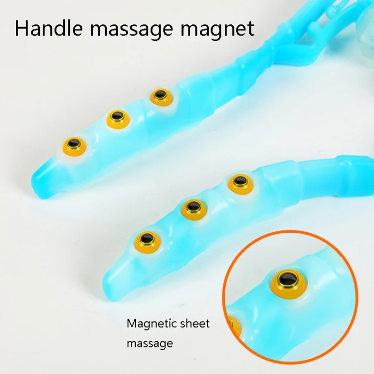 TBD0572009903_2.webp Manual Cervical Massager Home Multi-Function Shoulder And Neck Massage Roller, Shape: Ordinary Blue - Image 3