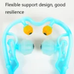 Manual Cervical Massager Home Multi-Function Shoulder And Neck Massage Roller, Shape: Ordinary Blue - Image 4