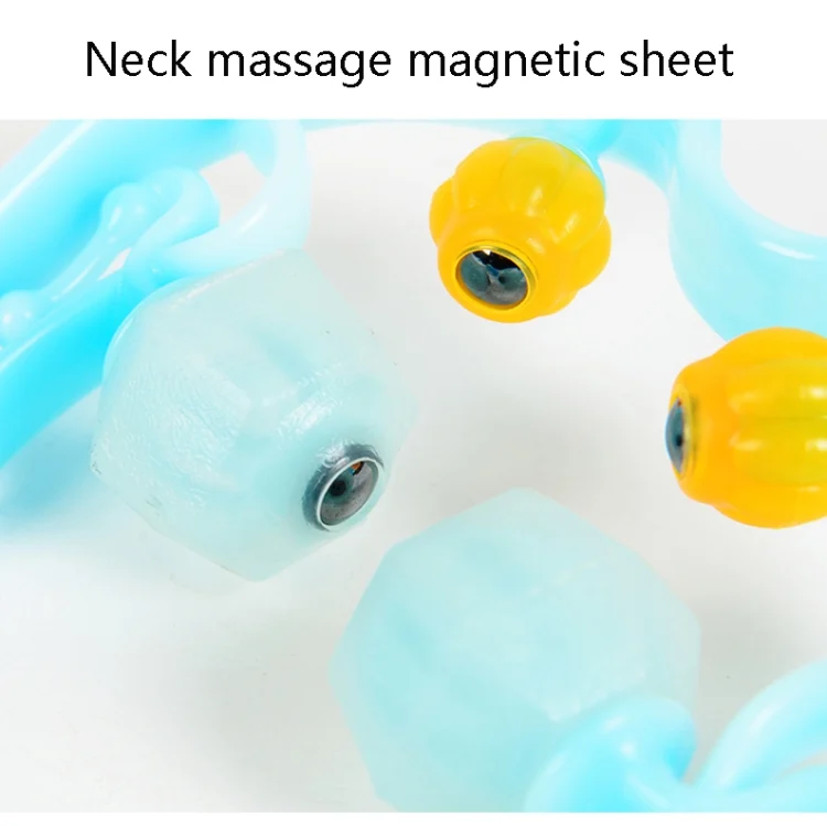 TBD0572009903_4.webp Manual Cervical Massager Home Multi-Function Shoulder And Neck Massage Roller, Shape: Ordinary Blue - Image 5