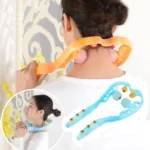 Manual Cervical Massager Home Multi-Function Shoulder And Neck Massage Roller, Shape: Ordinary Blue - Image 6