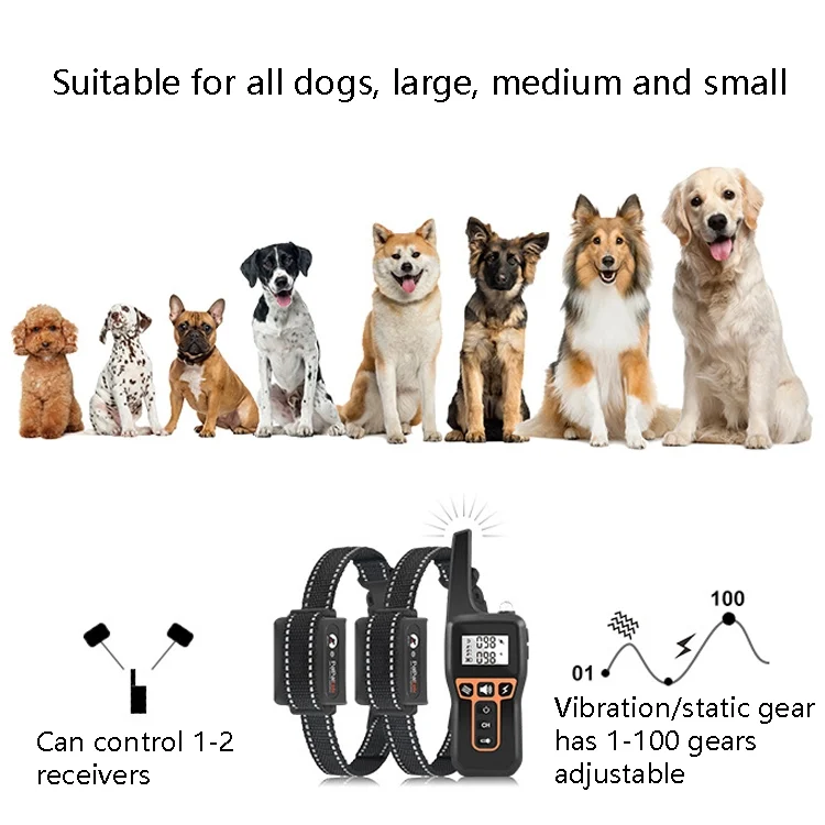 TBD05720122_5.webp PaiPaitek PD529-2 Remote Training Dog Device Pet Training Supplies Anti-Barking Training Equipment - Image 6