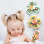 A6 Baby Sucker Rotary Toys Fun Fingertip Spinning Top Bathing Water Toys - Image 4