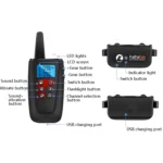 PaiPaitek PD526V-2 1 In 2 100-Speed Sound Vibration Remote Control Training Dog Device Anti-Barking Device Electronic Remote Control Collar - Image 4