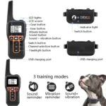 PaiPaitek PD529V-1 Training Dog Anti-Barking Device Vibration Collar 1000M Remote Control Distance Pet Training Supplies - Image 3
