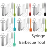 Stainless Steel Spice Syringe Barbecue Tool Turkey Needle Set - Image 2