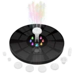 Colorful Lamp Battery Solar Fountain Floating Landscape Fountain