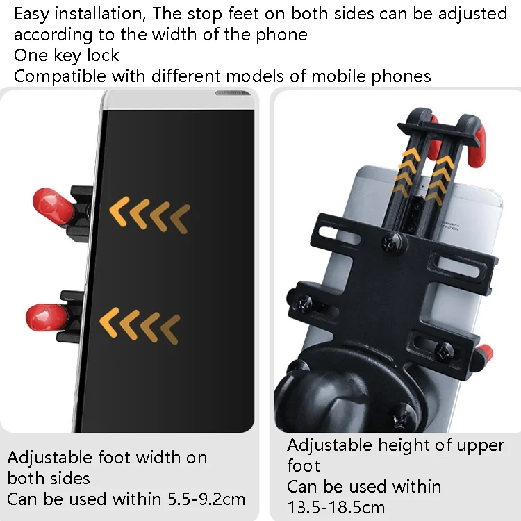 TBD0572019101_B4.webp Motorcycle Metal Navigation Mobile Phone Bracket,Style: - Image 5