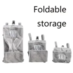 Baby Crib Hanging Bag Multifunctional Detachable Bed Diaper Toy Storage Bag - Image 5