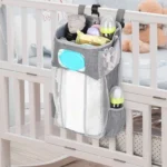 Baby Crib Hanging Bag Multifunctional Detachable Bed Diaper Toy Storage Bag - Image 6