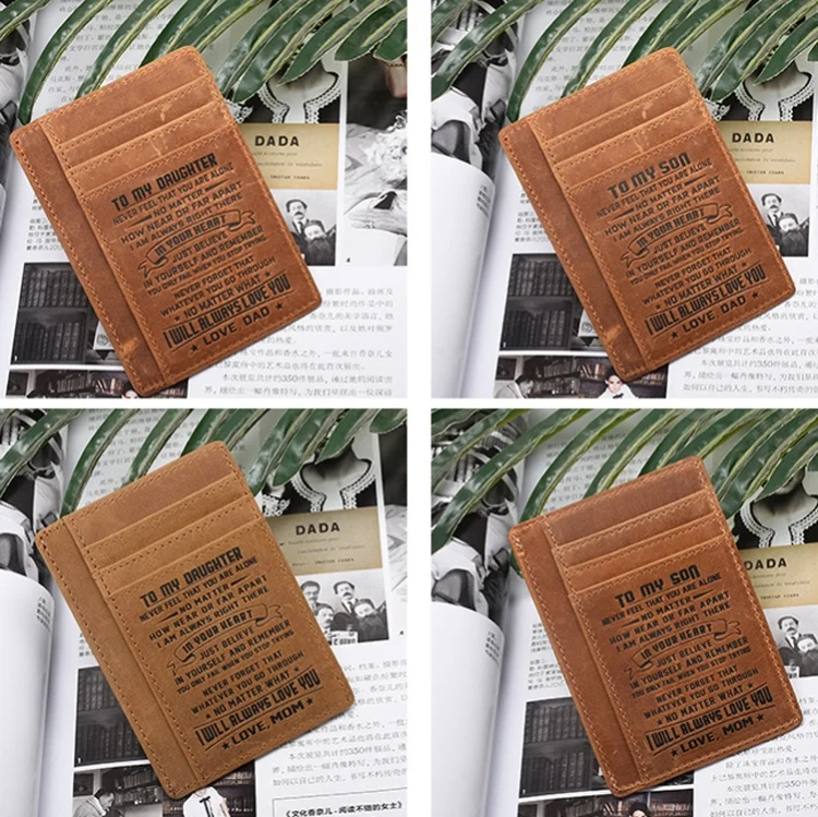 TBD0572026601_B1.webp AP156 RFID Anti-Magnetic Personal Card Holder Crazy Horse Leather Multi-Card Slot Ultra-Thin Casual Card Holder - Image 2