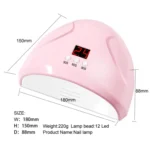Smart Sensor Nail Phototherapy Lamp Manicure Tool Baking Lamp - Image 3