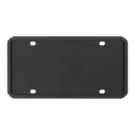 2 Sets Waterproof Rustproof Non-damaging Car Paint Silicone License Plate Frame
