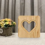FS-T2158W Romantic Valentine Birthday Gift Wooden Night Light Home Decoration Decoration - Image 2