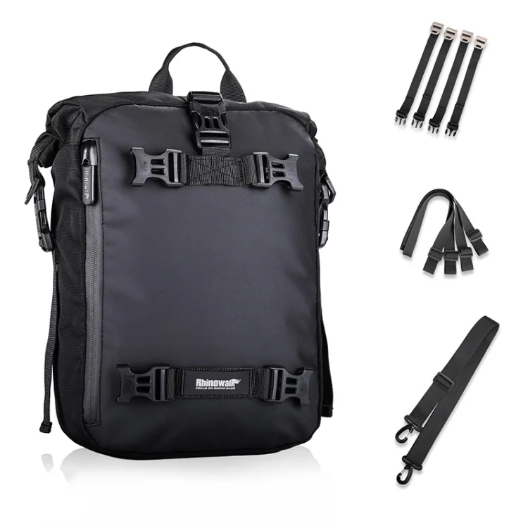 Rhinowalk Multi-Function Motorcycle Rear Seat Bag Combination Rear Shelf Pannier