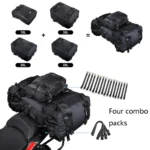 Rhinowalk Multi-Function Motorcycle Rear Seat Bag Combination Rear Shelf Pannier - Image 6