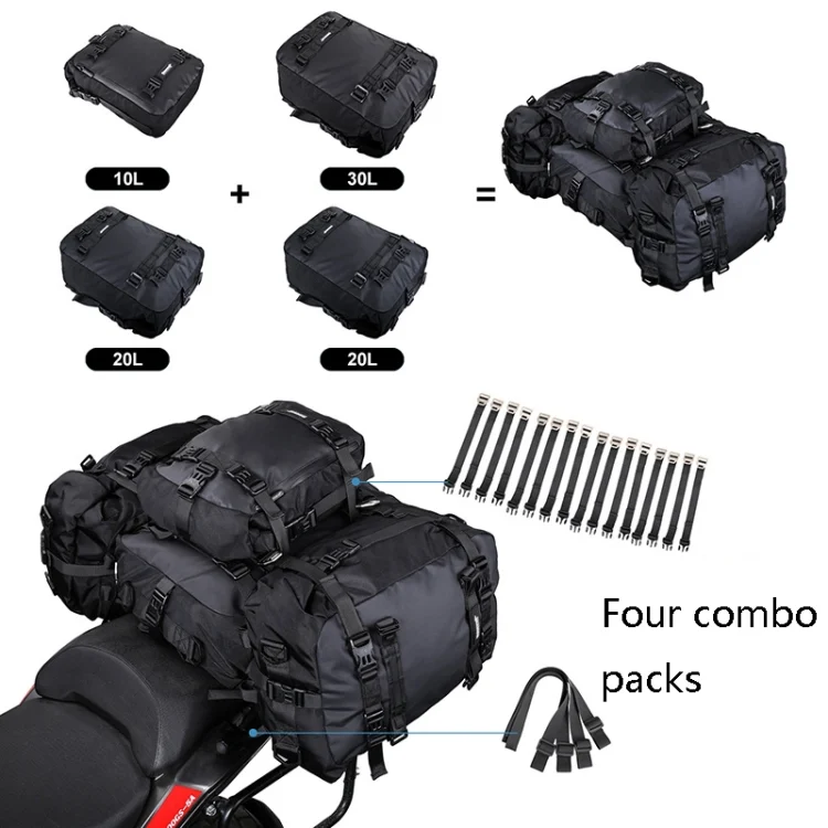 TBD0572031601_B5.webp Rhinowalk Multi-Function Motorcycle Rear Seat Bag Combination Rear Shelf Pannier - Image 6