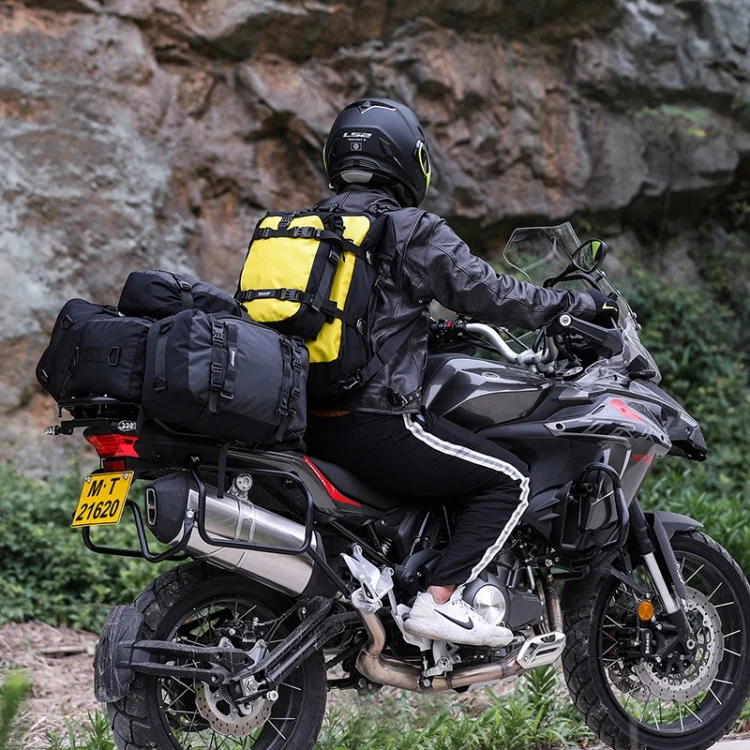 TBD0572031601_B6.webp Rhinowalk Multi-Function Motorcycle Rear Seat Bag Combination Rear Shelf Pannier - Image 7