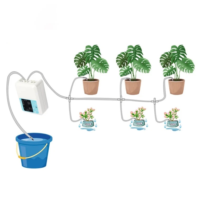 TBD0572033201A.webp G89456 Solar Intelligent Voice Timing Automatic Flower Watering Device Lazy Plant Dripper - Image 1