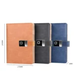 A5 Multi-Function Fingerprint Unlocking Notebook Can Record 10 Fingerprints - Image 3