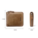 WEIXIER W98 Men Hand Take Short Wallet Zipper Bag - Image 3