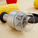 Stainless Steel Vegetable Cutter Kitchen Gadgets Onion Press Garlic Press - Image 5
