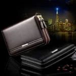 LEINASEN A80 Multi-Card Men Hand Bag Double Zip Big Capacity Wallet - Image 2